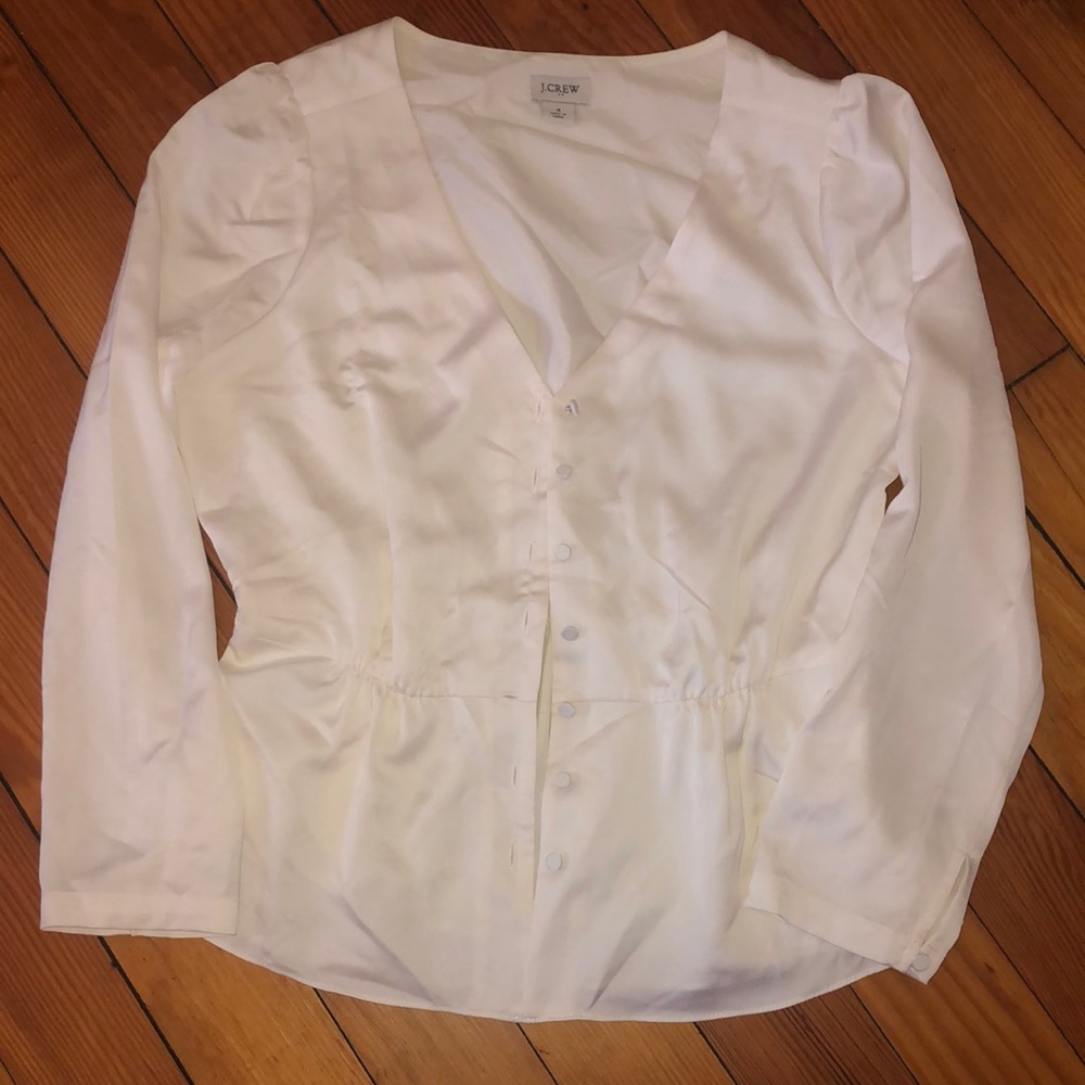 White J.Crew Women’s Blouse size 4